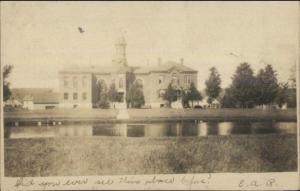 County Jail in Keene NH - West Swanzey NH Cancel  c1910 Real Photo Postcard