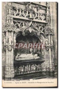 Old Postcard Bourg Brou Church Mausoleum of Margaret of Bourbon