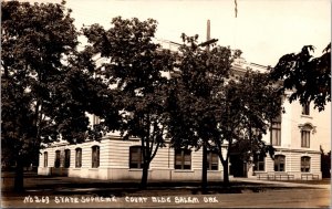 Real Photo Postcard State Supreme Court Building in Salem, Oregon