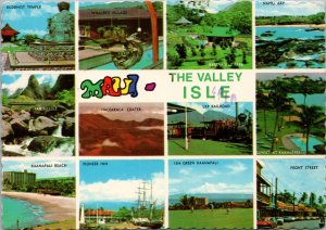 The Valley Isle Maui Hawaii Postcard PC527