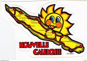 Travel Sticker Map , Nouvelle Caledonie, 50-60s