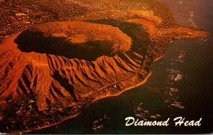 Hawaii Oahu Aerial View Diamond Head and Black Point