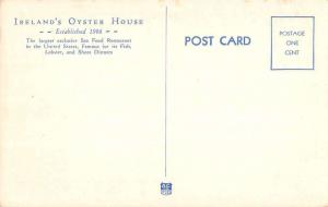 Chicago Illinois Ireland Oyster House Multiview Vintage Postcard K38174