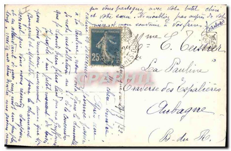 Old Postcard Salon Bellanger Back clos