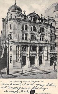 Maryland Theater Baltimore, Maryland MD Postcards