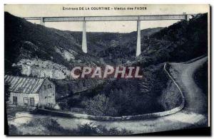 Old Postcard Surroundings Of La Courtine Fades Viaduct