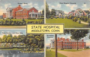 State Hospital Middletown, Connecticut, USA 1958 