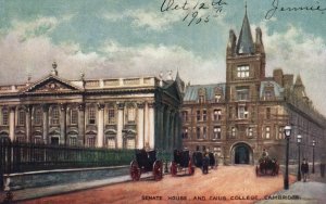 Vintage Postcard Senate House And Caius College Cambridge Oilette Raphael Tuck