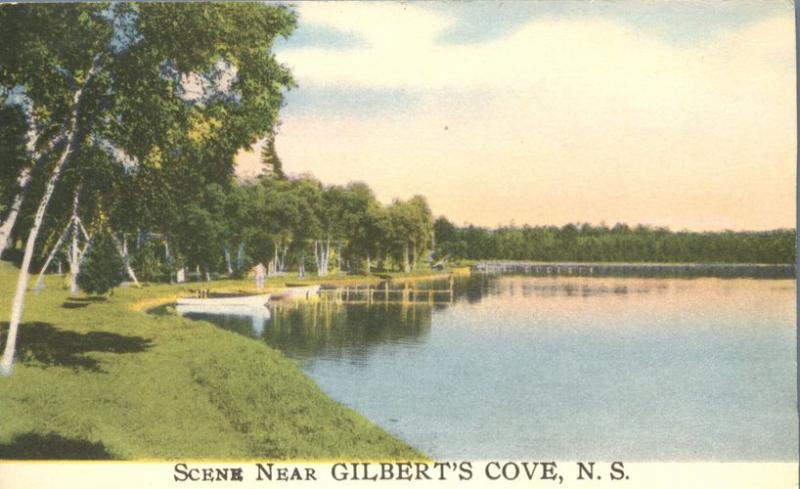 Scene near Gilbert's Cove NS, Nova Scotia, Canada