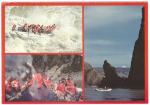 River Rafting, Hell's Gate, Fraser Canyon, British Columbia, Multiview Postcard