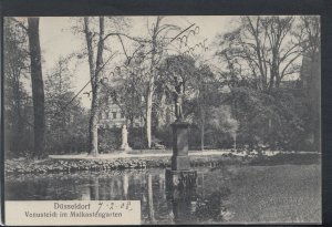 Germany Postcard - Dusseldorf - Venusteidh Im Malkastengarten     RS20584