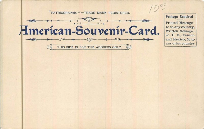 ALBANY NEW YORK CITY HALL POSTCARD (1897)