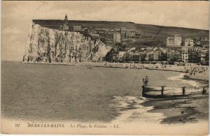 CPA MERS-les-BAINS La Plage la falaise (807453)