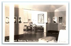 Postcard Gallery & Reading Room, Curry County Art Center, Oregon OR RPPC I22 