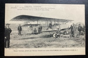 Mint France Real Picture Postcard Early Aviation Angers Grad Prix 1912