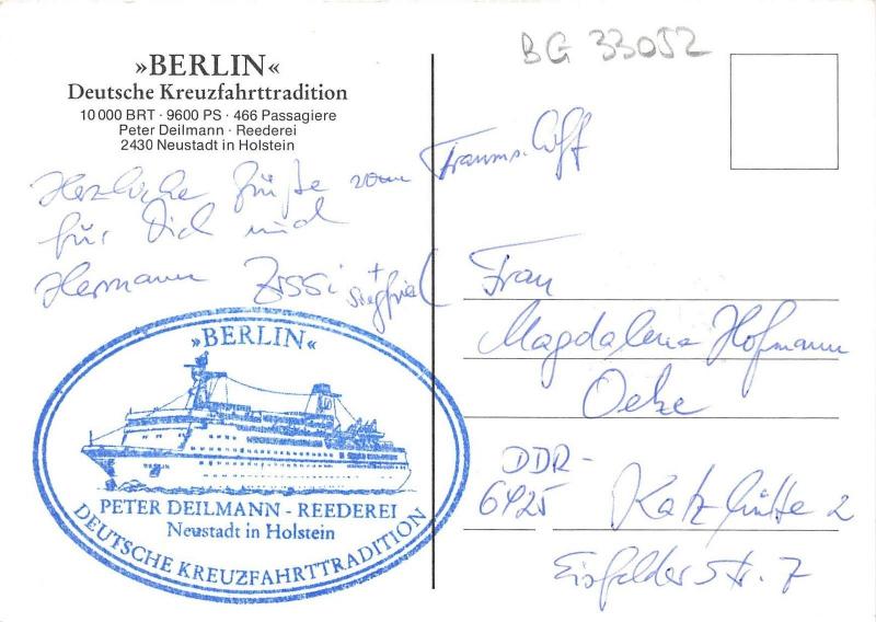 BG33052 berlin deutsche kreuzfahrttradition  germany   ship bateaux