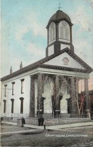 Postcard Courthouse at Charlestown WV Where John Brown was Tried & Convicted