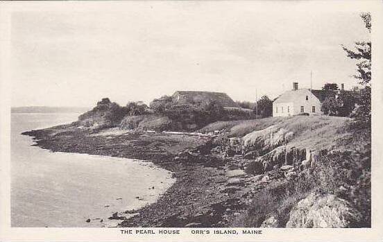 Maine Orrs Island The Pearl House Albertype