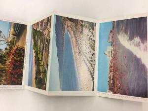 Santa Monica California Beach Scene Souvenir Folder Antique Postcard K106238