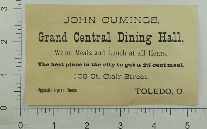 R. W Bell & Co. Soap Wild West Show John Cummings Grand Central Dining Hall P93