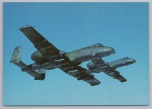 Aircraft~Fairchild Republic A-10 Thunderbolt II USAF~Continental Postcard