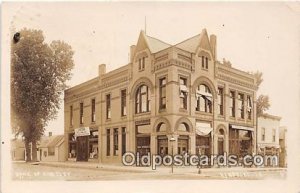 Real Photo Bank of Kigsley Kingsley, Iowa, USA 1915 