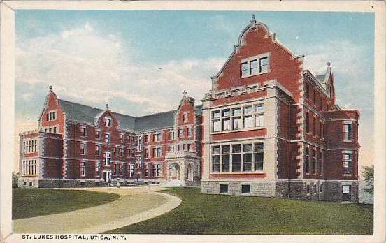 New York Utica Saint Lukes Hospital 1918