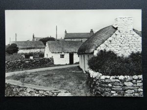 Isle of Man CREGNEASH VILLAGE Harry Kelly's Cottage / Croft - Old RP Postcard