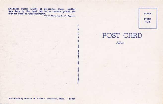 Eastern Point Light House - Gloucester MA, Massachusetts 