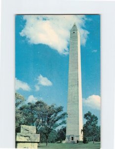 Postcard Jefferson Davis Monument, Fairview, Kentucky