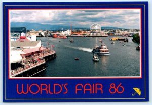 3 Postcards VANCOUVER, B.C. Canada ~ World's Fair EXPO 86 Pink Zone 4x6