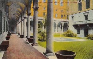 Massachusetts Boston Public Library Courtyard