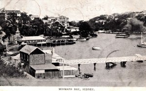 Australia Mosmans Bay Sydney Vintage Postcard 09.91