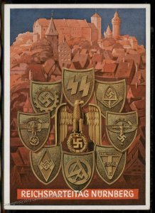 3rd Reich Germany 1938 SS Nuernberg Reichsparteitag Nuremberg Propaganda C 93379