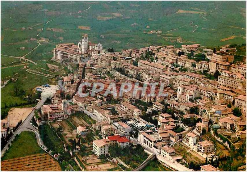 Modern Postcard Assisi View of the West Coast aircraft