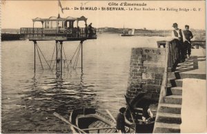 CPA SAINT-MALO a SAINT-SERVAN-sur-MER - Le Pont Roulant (1251155)