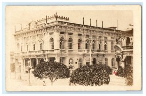 El Liceo High School Building Cienfuegos Cuba Real Photo RPPC Postcard (M28)