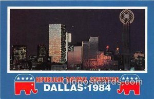 Republican National Convention Dallas, Texas 1984 Political Unused 