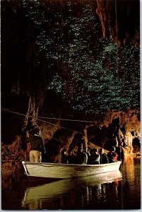 Waitomo Caves Glow Worm Grotto New Zealand Postcard