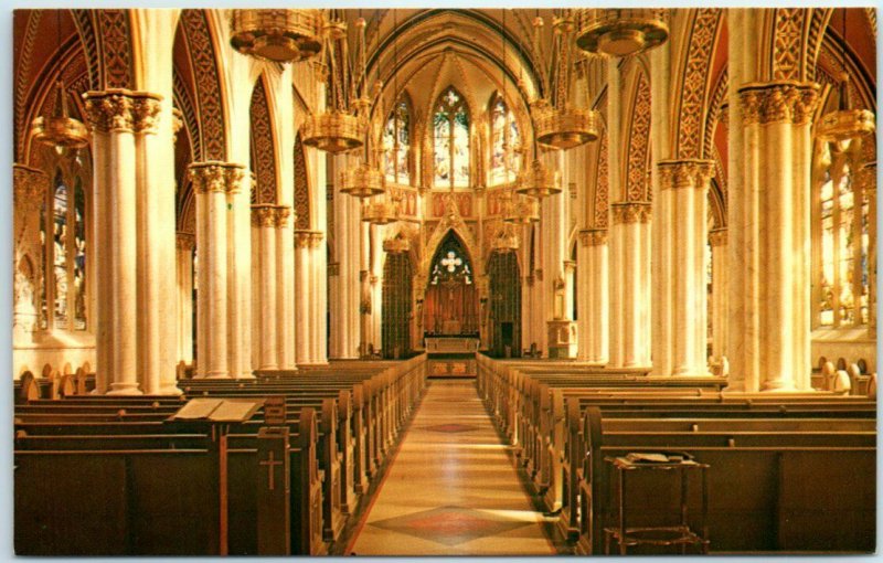 M-19318 Interior of St Helena's Cathedral Helena Montana