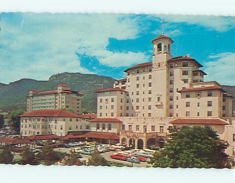 Unused Pre-1980 OLD CARS & BROADMOOR HOTEL Colorado Springs Colorado CO Q5480-12