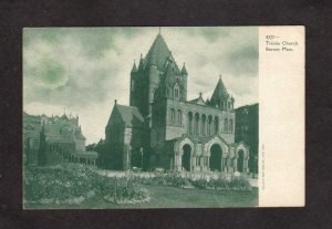 MA Trinity Church Copley Square Boston Mass Massachusetts UDB Postcard