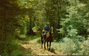 Mississippi Horseman On Natchez Trace Parkway