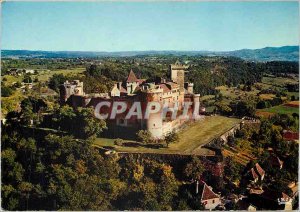 Postcard Modern Bretenoux in Quercy Chateau de Castelnau