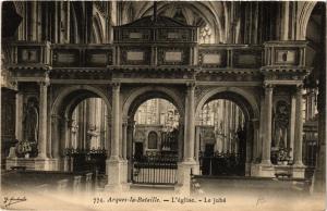 Cpa Arques La Bataille L Eglise Le Jube Hippostcard