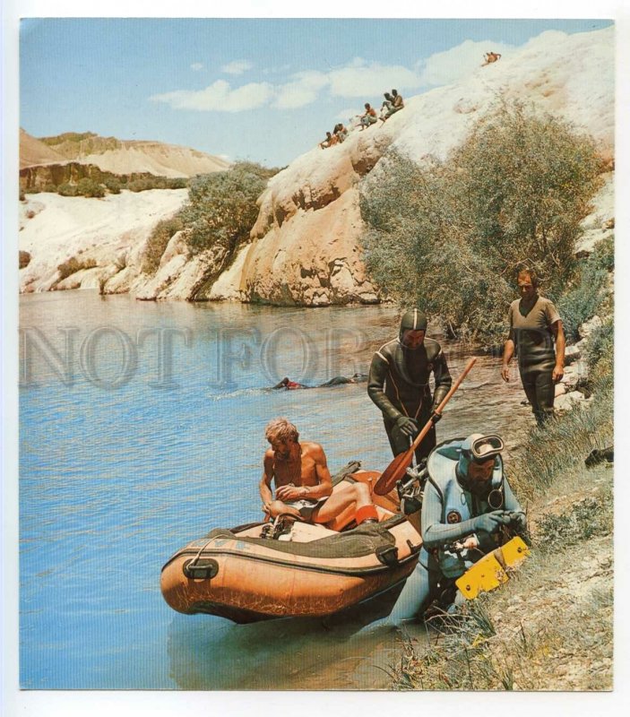 488810 1977 Speleo Diving Expedition DIVER Afghanistan Band-e Amir Lake Slovakia