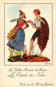 CPA Les Vieilles Provinces de France Le Comte de Nice FOLKLORE (731774)