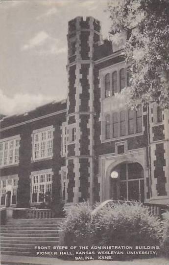 Kansas Salina Front Steps Of The Administration Building Pioneer Hall Kansas ...