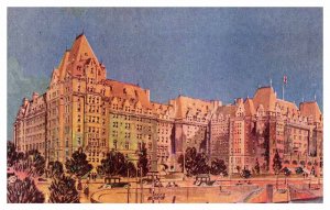 Postcard HOTEL SCENE Victoria British Columbia BC AT3738