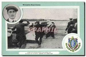 Old Postcard Jet Aviation monoplane Deperdussin European Tour June July 1911 ...